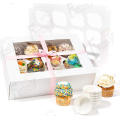 Custom Cupcake Handle Box Cake Boxes